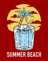 illustration of a cocktail