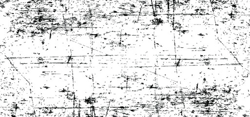 Dark grunge black and white background and old texture. Splashes texture. Brush stroke design element. Grunge background pattern of cracks, scuffs, chips, stains, ink spots, lines. sign or signboard.
