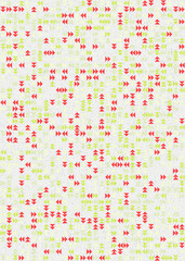 Abstract Geometric Pattern generative computational art illustration