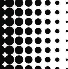 Black halftone background. Black polka dot. Halftone pattern. Modern Halftone Background, backdrop, texture, pattern. Vector illustration. Halftone Backdrop.