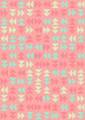 Abstract Geometric Pattern generative computational art illustration