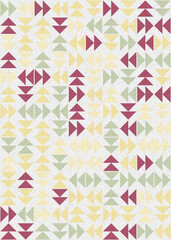 Abstract Geometric Pattern generative computational art illustration