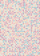 Abstract Geometric Pattern generative computational art illustration