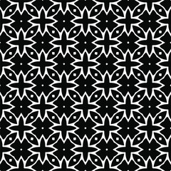Vector pattern with symmetrical elements . Repeating geometric tiles from striped elements. black patterns.