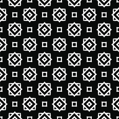 Vector pattern with symmetrical elements . Repeating geometric tiles from striped elements. black patterns.