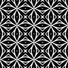 Vector pattern with symmetrical elements . Repeating geometric tiles from striped elements. black patterns.