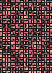 Abstract Geometric Pattern generative computational art illustration