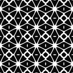 Vector pattern with symmetrical elements . Repeating geometric tiles from striped elements. black patterns.