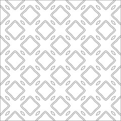  Vector pattern with symmetrical elements . Repeating geometric tiles from striped elements. black patterns.