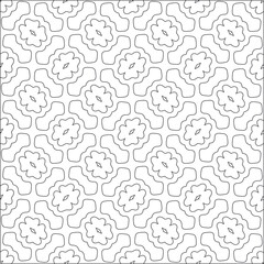 Design monochrome grating pattern,black and white patterns.Repeating geometric tiles from striped elements. black otnament.