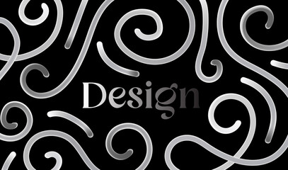 Abstract poster design. Liquid colorful shapes on light background. Vector illustration.