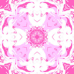 Poster with people in dynamic game or action. Colorful silhouettes with brush stroke inside.