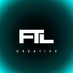 FTL Letter Initial Logo Design Template Vector Illustration