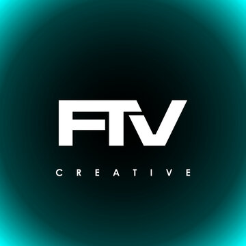 FTV Letter Initial Logo Design Template Vector Illustration