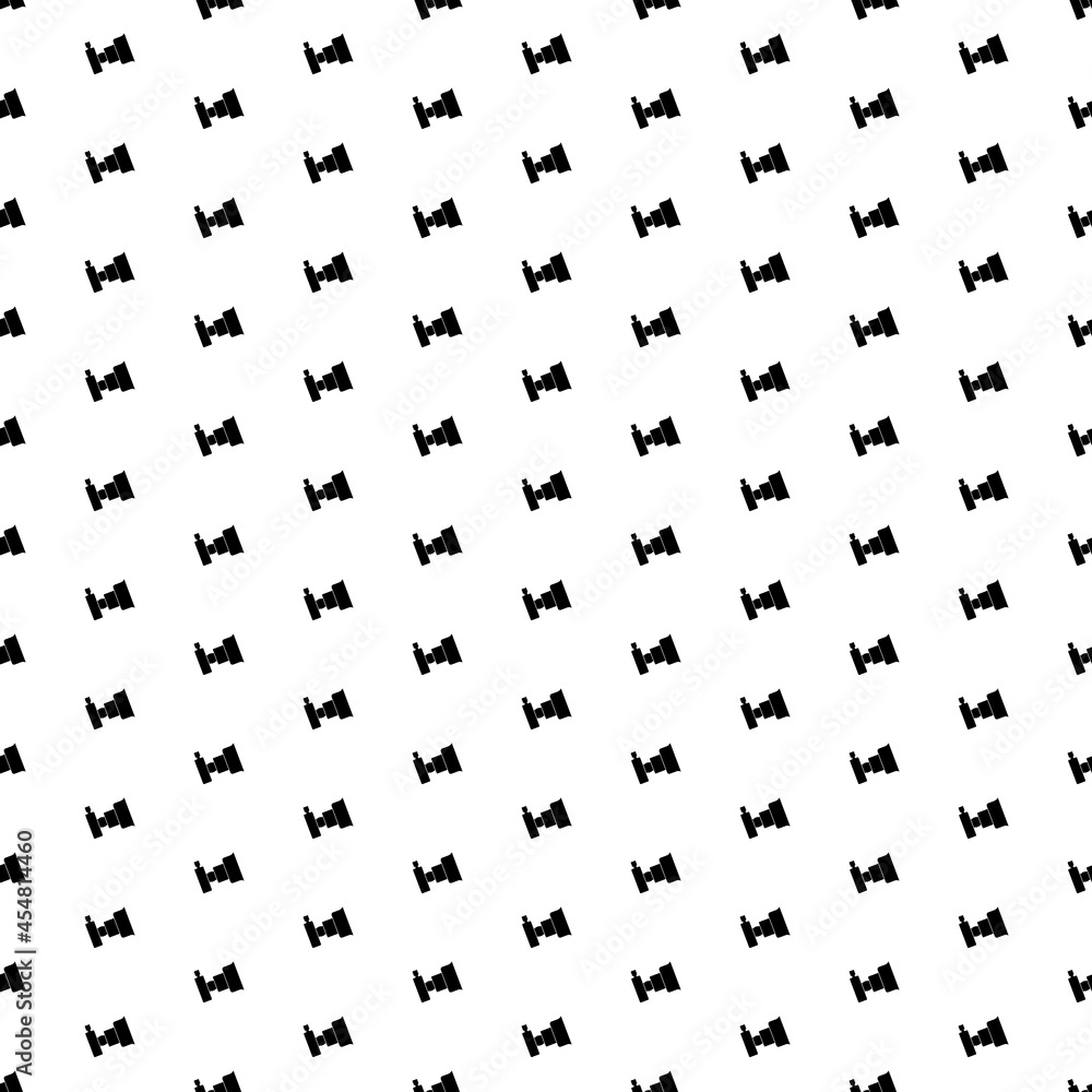 Poster square seamless background pattern from geometric shapes. the pattern is evenly filled with big blac