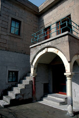 Plakat entrance to the old building ,entrance to the church, Cappadocia tour, Turkey travel, 