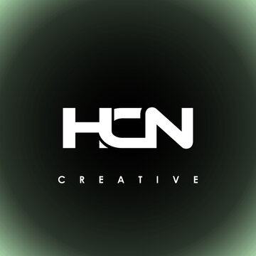 HCN Letter Initial Logo Design Template Vector Illustration