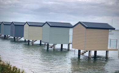 Beach huts at the beach
