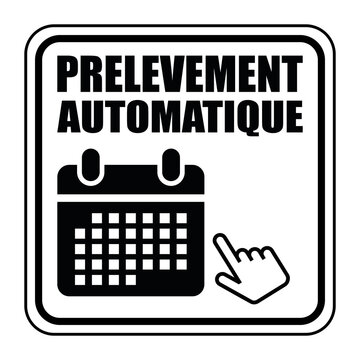Logo pr&eacute;l&egrave;vement automatique.