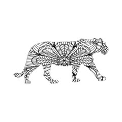 Tiger ciloring pages