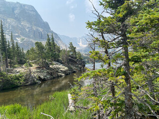 mountain river in the mountains