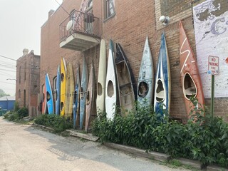kayak wall