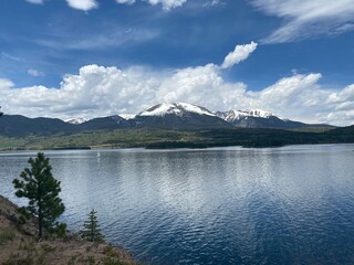 lake in the mountains