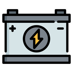 Energy System Color line icon