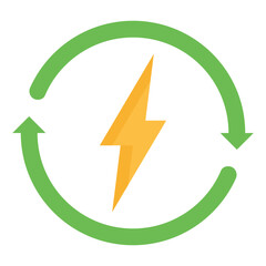 Renewable Energy flat icon