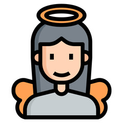 angel Color line icon