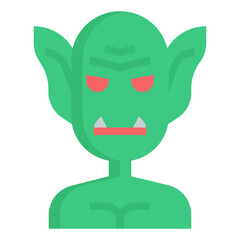 goblin flat icon