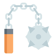 Mace flat icon