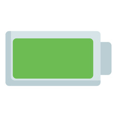 full battery flat icon