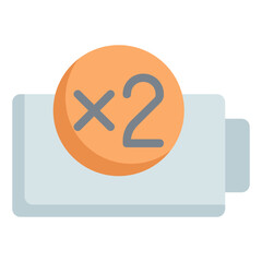 battery flat icon