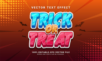 Happy hallowen editable text style effect suitable for halloween event theme