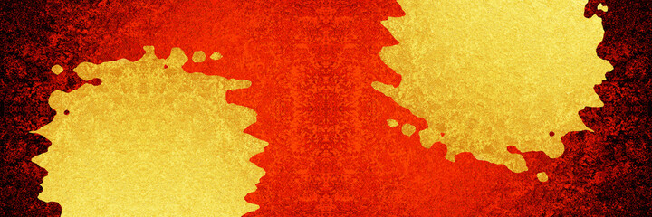 red and yellow background