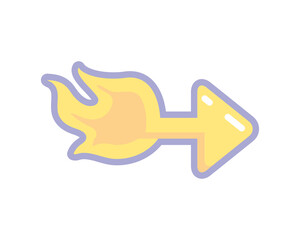 fast arrow direction