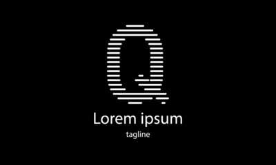 Premium vector alphabet letter simple minimalist logo design template