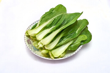 vegetarian ingredients of cleaned green vegetables