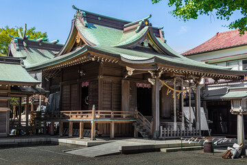 Naklejka premium 横須賀市鴨居 八幡神社