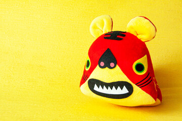 中国　寅年　ぬいぐるみ　春節イメージ