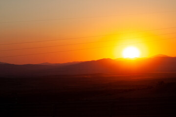 Golden Hour Sunset in Spain 