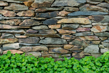 old wall brick background, Mortar, Orange wall color background, Vintage wall
