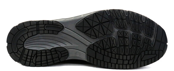 Sole, is the bottom of the shoe, usually shaped like a waffle and jagged, useful for balance and...