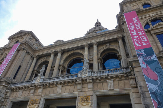 MNAC Museum At Palau Nacional In Barcelona