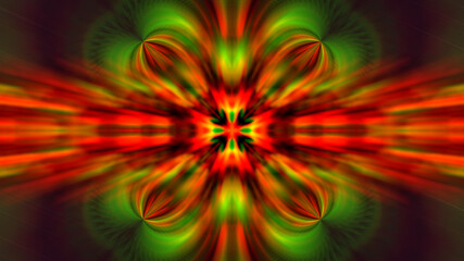 Abstract glowing neon symmetrical background