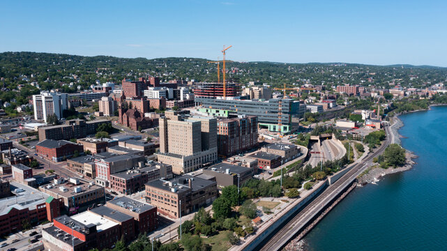 Aerial View Downtown Deluth MN