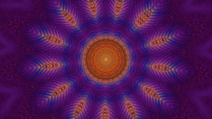 Abstract glowing neon symmetrical background