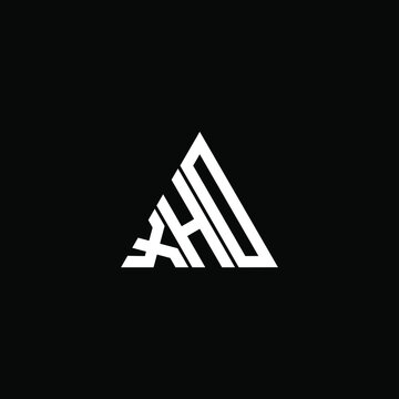 XHD letter logo creative design. XHD unique design
