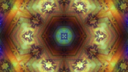 Abstract symmetrical textured multicolored background